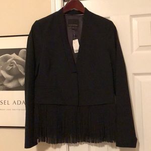 NWT banana republic fringe blazer